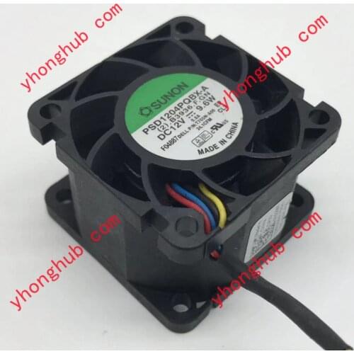 SUNON PSD1204PQBX-A (2).B3936.F.GN DC 12V 9.6W 40x40x28mm Server Cooling Fan
