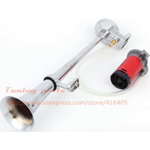 125db 12V 24V Super Loud Air Horn Compressor Single Trumpet For Car Truck Train Boat