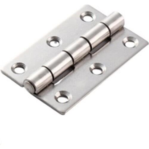 Heavy Duty Industrially Adjusted Welded Flat Open Hinges 90x60x3mm Thickened Stainless Steel 304 Hinge