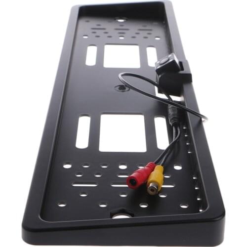 Waterproof European License Plate Frame Car Reverse Backup Rearview Camera