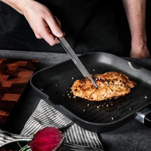 Stainless Steel Barbecue Tongs Kitchen Tweezers Barbecue Utensil Meat Vegetable plancha Grill Presentation Kitchen Tool