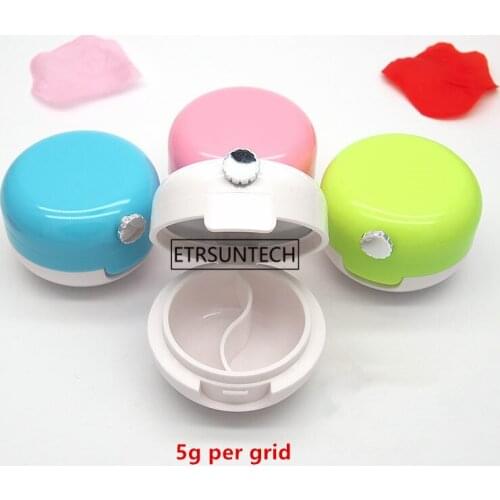 100pcs Eye Shadow Case Lipstick Palette Empty Cosmetic Container Plastic Lipstick Case Lip Gel Lip Gloss Packing Box F3833