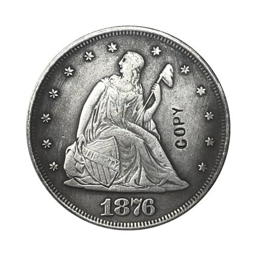 1876 United States seated liberty twenty cent coins COPY