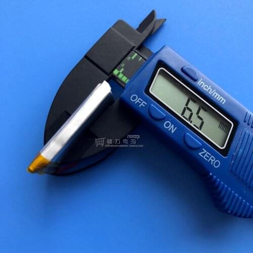 3.7VV polymer lithium battery, 652540 800mAh navigator, PSP card, speaker, flash shoes Rechargeable Li-ion Cell