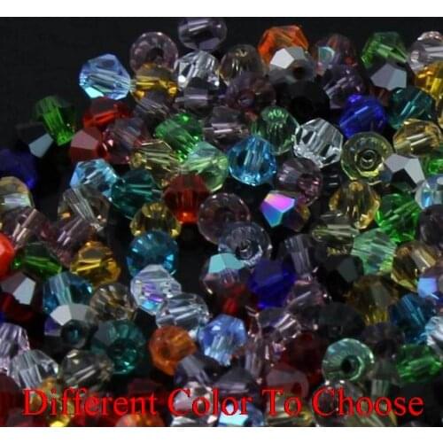 4mm 2000Pcs/lot gj4 Faceted Glass Cuts Looses Crystal Beads Colored Mixed black bracelet necklace Making Spacer