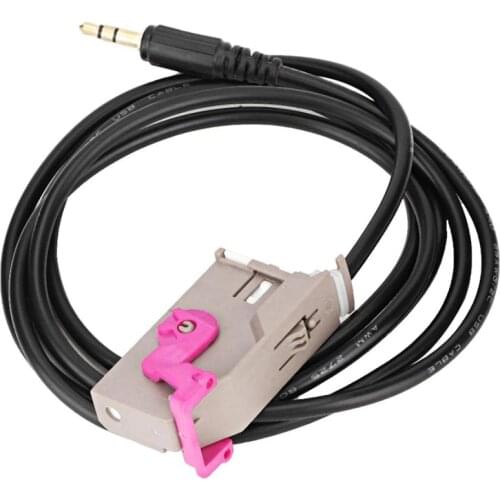 Car Aux in RNS-E Navigation Male 3.5mm Audio Jack 32Pin Wire Cable for Audi A3 A4 a6 A8 TT Car Audio Wire Cable