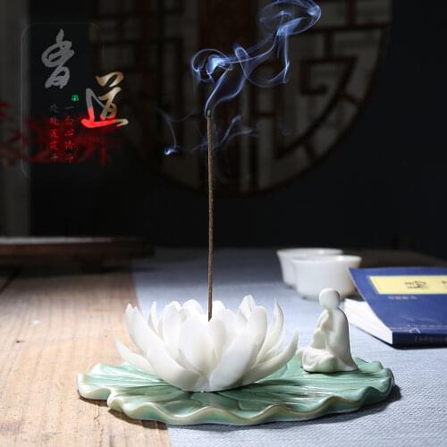 Zen kung fu tea accessories handmade flower water lily lotus tea desk act the role ofing is tasted Creative tea pet furnishing
