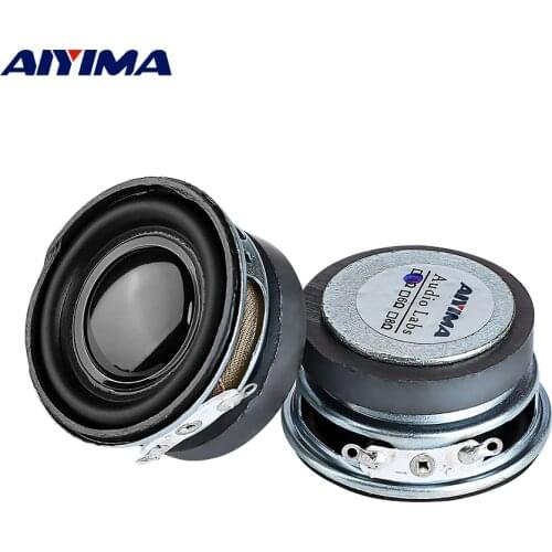 AIYIMA 2Pcs 1.5Inch Audio Portable Speakers 4Ohm 3W Full Range Speaker DIY Stereo Home Theater Woofer Loudspeaker