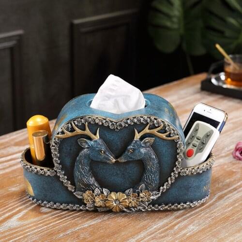 EUROPEAN RESIN SWAN TISSUE BOX ORNAMENTS ART HOME LIVINGROOM COFFEE TABLE STORAGE BOX FIGURINES CRAFTS OFFICE DRAWER DECORATION