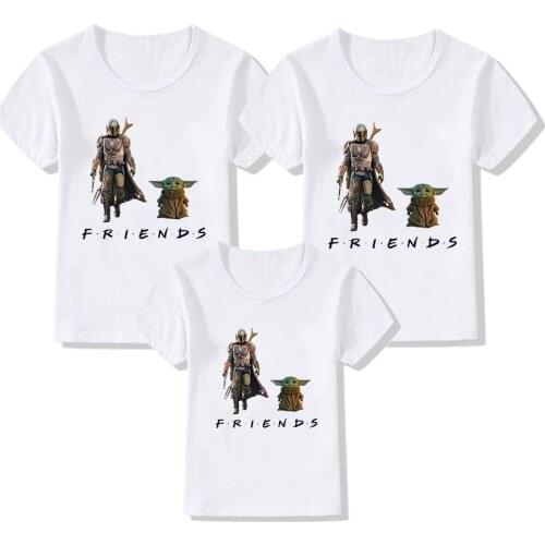 Star Wars T-Shirt Darth Vader Graphic Children Tee Shirts Harajuku Girl Boy Kids Tshirt Family Unisex T shirt Family Look Tops