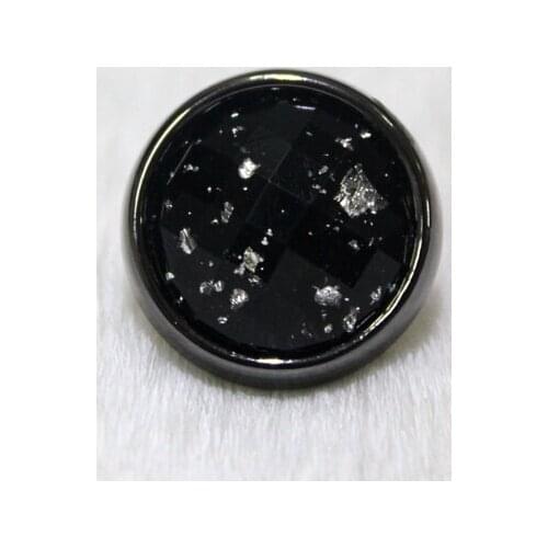 Hot Selling 18-30mm Super Quality Black Button Gun Black Base Round Buttons from Factory
