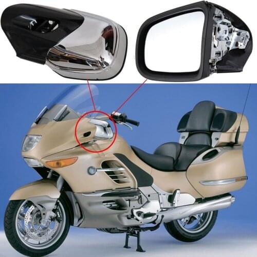 Chrome Color Rear view Left & Right Side Mirrors For BMW K1200 K1200LT K1200M 1999 - 2008 Motorcycle Rear View Parts New