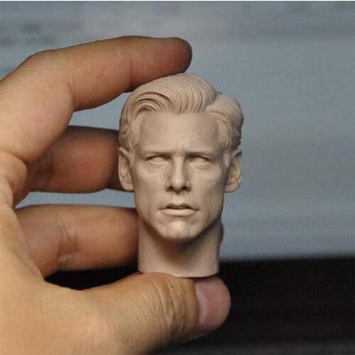 1/6 Scale Jim Carrey Unpainted Head Model for Toys Gifts Collections DIY