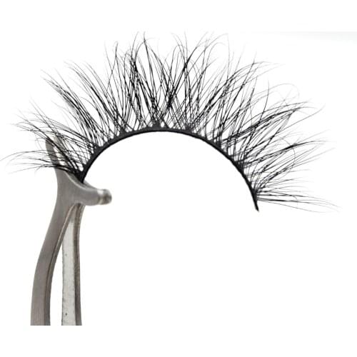 Visofree Mink Lashes Lightweight Criss-crossed Rounded False Eyelashes Handmade 3D Mink Eyelashes Cruelty-free Lashes Makeup E12
