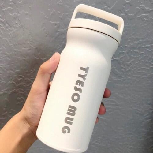 Big capacity Portable Stainless Steel With Lid Straw Coffee Cup Wine Tumblers Mugs Double Wall Vacuum Insulated Cup Water Bottle
