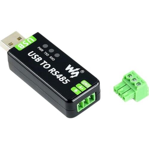 Waveshare USB to RS485 Serial Converter RS485 Communication Module 300-921600Bps Built-in ESD Protection Circuit