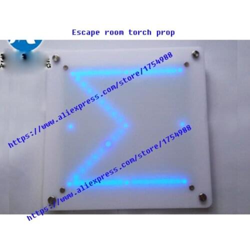 New one touch painting prop touch screen open lock escape chamber room games real life room escape prop