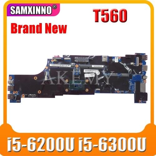 SAMXINNO T560 Motherboard For Lenovo ThinkPad T560 W560S P50S Laotop Mainboard with i5-6200U i5-6300U CPU 01AY314