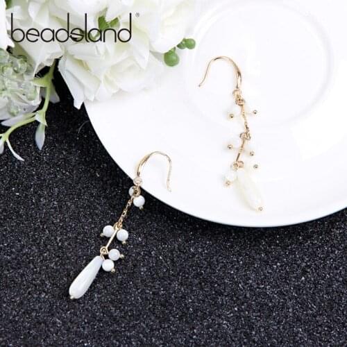 Beadsland Drop Earrings Glass Beads Fashion Trendy Elegent Design Women Girls Dancing Party Christmas Gift 38480