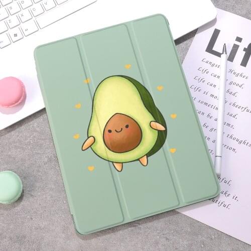 Avocado For Air 4 Silicone Case iPad Pro 2020 10.5 with Pencil Holder 10.2 inch 8th Generation 7th For 12.9 Pro 2018 Mini 4 5