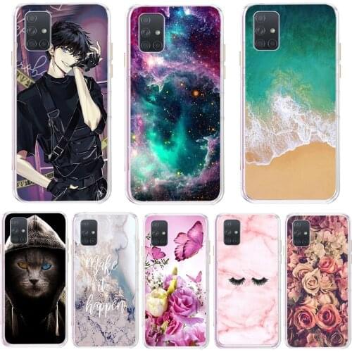 For Samsung Galaxy A71 Case Silicon Back Cover Phone Case For Samsung A715 Soft Case bumper coque