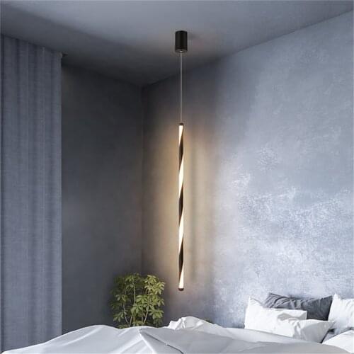 Modern minimalist creative design bedroom bedside led pendant lights living room window bar cafe study decorative hanging lamps