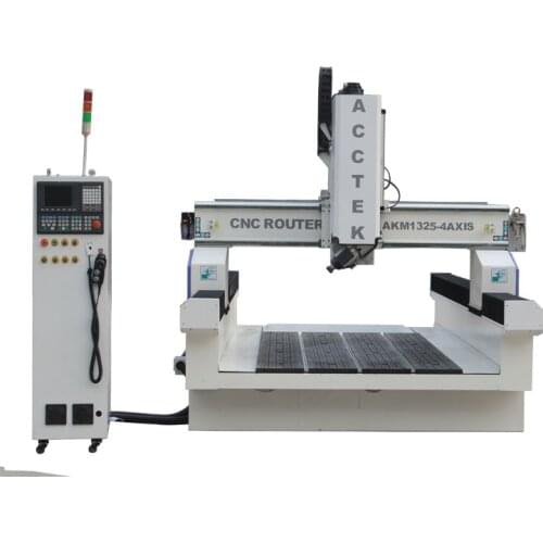 Top Quality Yaskawa Servo Motor 1325 Woodworking Cnc Router 4 Axis