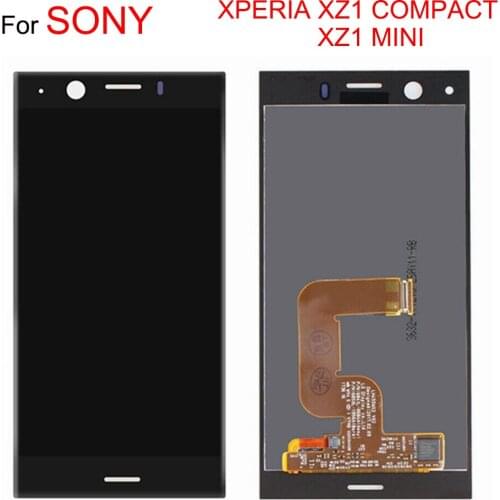 4.6 "Original For SONY Xperia XZ1 Compact Display Touch Screen For SONY XPERIA XZ1 Mini Replacement LCD XZ1 Mini G8441 G8442 LCD