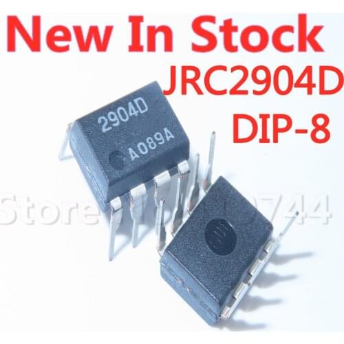 5PCS/LOT NJM2904D JRC2904D 2094D DIP-8 operational amplifier chip dual 26V In Stock NEW original IC
