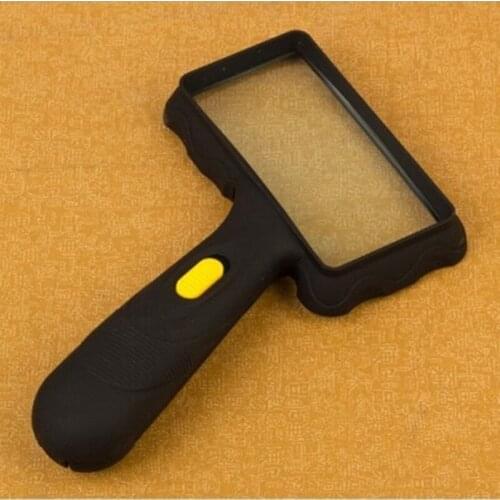 5X Children Educational Elderly Reading Glass Handhold Magnifier Gift Loupe for Old Man Reading Newspaper or Map