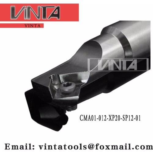 Free shipping CMA01-012-XP20-SP12-01 Chamfer Milling Tools for inserts SPMT120408