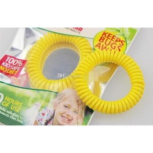 Candy jelly color Mosquito Repellent Band Bracelets Anti Mosquito Pure Natural Adults and children Wrist band Pest Control