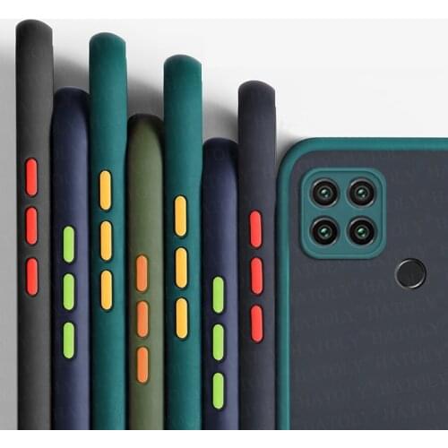 For Realme C21 Case Realme 8 Pro C21 Cover Shockproof TPU Bumper Clear Slim Armor Protective Phone Back Cover Realme C21 Case