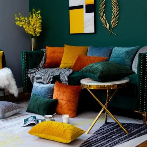 Nordic style decorative pillowcases cotton throw pillow Cushion covers,simple & brief pillowcase for sofa/car/home decor 45x45