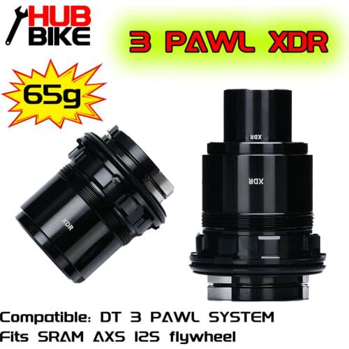 DT Swiss XDR Freehub Body for 3 Pawl Hubs wheels 142X12 QR x 130mm End Caps Included 370