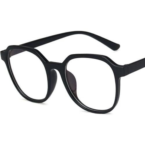 Square Eyeglasses Frame Women Men Transparent Lens UV400 Eye Protection Girl Sexy Ladies Black Orange Shades
