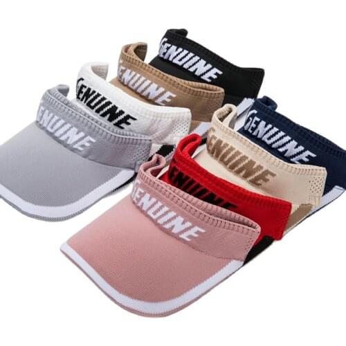 Summer Sun Visors Hat Caps Sports Quickly Dry Sun Hats Visors Sports Sun Visors For Women Genuine Black White Beach Sun Hat