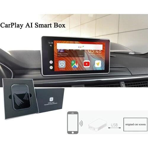 MMB New 4+64G Android 9.0 TV Box Car Multimedia USB Plug and Play CarPlay Ai Box Android System Apple CarPlay AI Smart Adapter
