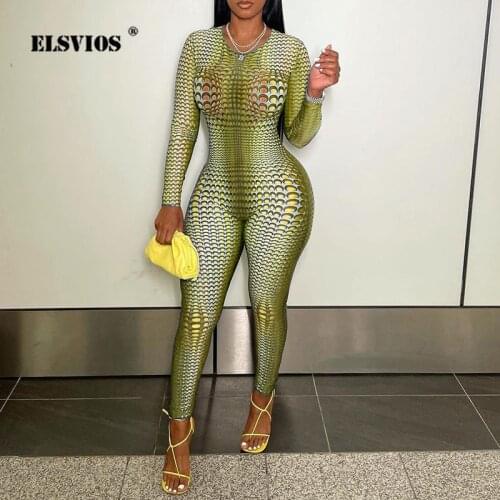 Fashion Women Zipper Tight Jumpsuit Spring O-Neck Slim Long-Sleeve Trousers Rompers Outfit Autumn Casual Lady Club Sexy Bodysuit