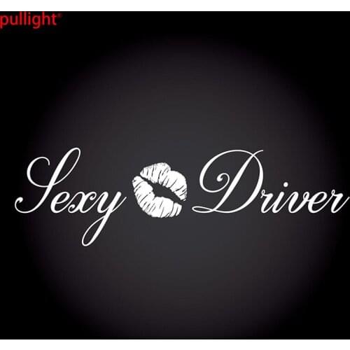 Sexy Driver Auto Aufkleber Sticker Decal JDM OEM DUB Shocker 20,0 x 5,9 cm