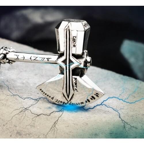 The Stormbreaker necklace for men hatchet stainless steel pendant hippop street culture mygrillz