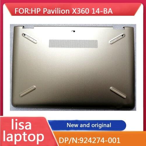 Suitable For HP Pavilion X360 14-BA Bottom Shell Bottom Cover D Shell Main Engine Bottom Cover Gold bottom Shell 924274-001 Bran