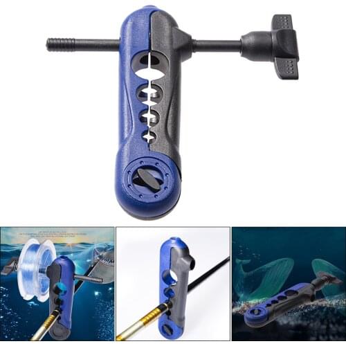 Portable Fishing Line Winder Reel Spool Spooler Machine & Baitcasting Reel Spool Spooling Station System Fishing Tackle