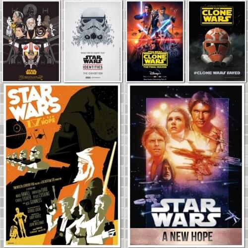 Star Wars The Bad Batch Movie Poster Krafe Paper Art Retro Home Decor Wall Stickers For Kid Room