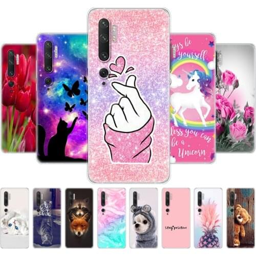 For xiaomi Mi Note 10 Case For xiaomi Mi Note 10 Pro Soft TPU Silicon Back Phone Cover For xiaomi MiNote10 MiNote10Pro Coque