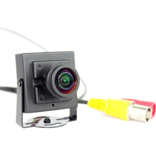 SMTKEY 5MP-1.7mm lens 160degree 1000tvl analog CVBS Metal Mini box camera for tv monitor car monitor view directly