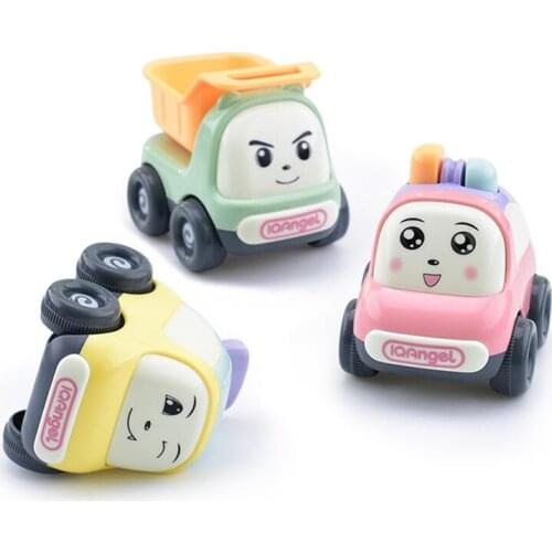Vibrato explosion puzzle non-pull back car childrens toy car boys and girls inertia car set childrens toys 0-3 years old toys