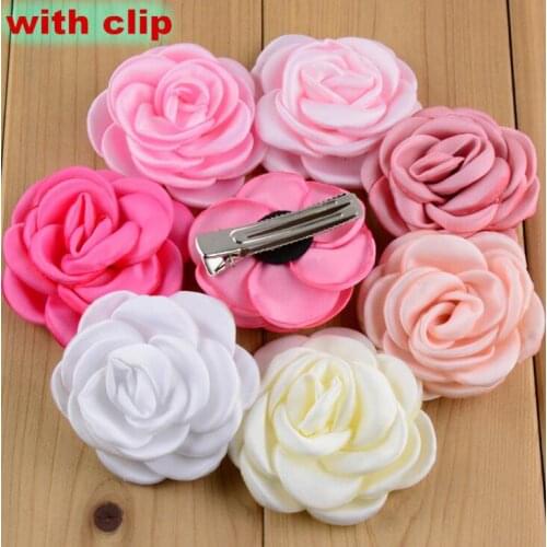 1pcs kids Hairpins Rose Flower Hairclips Headwear Hair Accessories Kids Hair clip Birthday Gift