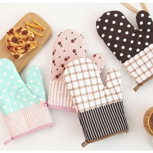 1Pcs New Oven Mitts Insulation Anti-Hot kitchen Gloves Pot Holder Pad Oven Microwave Mat Baking Tools For Kitchen Potholder