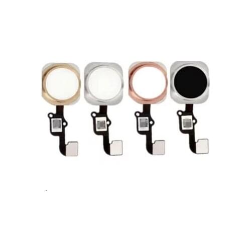 100pcs/Lot Home Button With Flex Cable Ribbon Assembly For IPhone 6 6S Plus Replacement Part